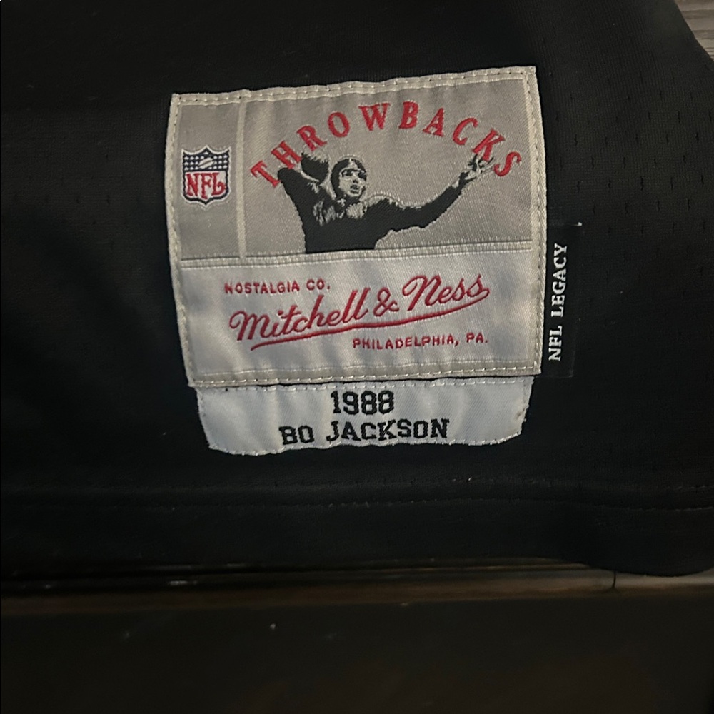 Mitchell & Ness Black Throwback Jersey - image 2